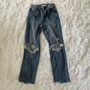 PacSun high rise straight jeans- size 22